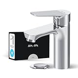 AM.PM Hit - Wasserhahn Bad mit Ablaufgarnitur, Bad Armatur Waschbecken,...