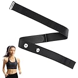 Hugwish Brustgurt Ersatz Elastischer für ANT+ & Bluetooth Brustgurt kompatibel...