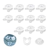 HSYTEK 12 Stück Bettdeckenhalter, Multifunktionaler Bettdecken Clips,...