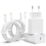 [MFi Certified] 25W USB C Ladegerät,4er Pack iPhone Ladegerät und iPhone...