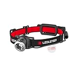 Ledlenser H8R Stirnlampe LED, aufladbar mit Lithium 18650 Akku, 600 Lumen,...