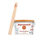 Alpinaweiß Das Original – optimal deckende und ergiebige weiße Wandfarbe –...