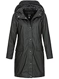 VERO MODA Damen Regenjacke VMAsta 3/4 Teddy 10249634 Asphalt S