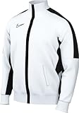 Nike Herren M Nk Df Acd23 Trk Jkt Knit Soccer Track Jacket, White/Black/Black, L...