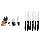 WMF Messerblock mit Messerset 10-teilig Küchenmesser Set mit Messerhalter, 7...