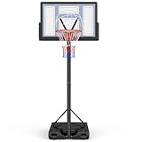Yohood Basketballkorb, Korbhöhe von 135 bis 305 cm, Basketballständer mit...