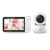Vtech VM924 Video-Babyphone mit Kamera, 5' LCD Display, 31 Stunden...