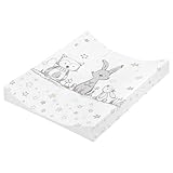 Julius Zöllner® 2-Keil Wickelauflage 50x65 cm - weiche Wickelunterlage - Baby...