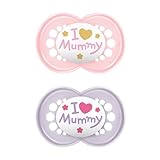 MAM Original Schnuller im 2er-Set, zahnfreundlicher Baby Schnuller aus...