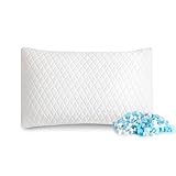 EGO HOME Memory Foam Kopfkissen 40x80 cm mit zerkleinertem Memory-Schaum -...