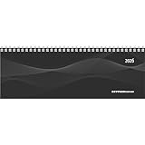 Zettler Tisch-Querkalender Profi schwarz 2026 – Wochenkalender 30 × 11 cm, 1...