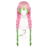Anime Cosplay Perücke für Demon Slayer: Kimetsu no Yaiba Characters Spielen...