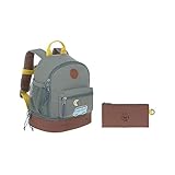 LÄSSIG Kinderrucksack mit Brustgurt Kindergartentasche Kindergartenrucksack 27...