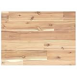 vidaXL Tischplatte, Regalbrett Rechteckig Massivholz, Regalboden Holzplatte für...