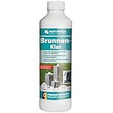 HOTREGA Brunnen Klar 500ml – Brunnenreiniger verhindert Kalk und Algenbildung...