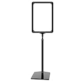 Plakatständer DIN A4 Rahmen schwarz, Ständer Kunststoff schwarz,...