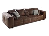 Cavadore Big Sofa Mavericco / Große Polster Couch mit Mikrofaser-Bezug...