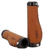 Gusti Echtes Leder - Phil A. Leder Lenkergriff Fahrradgriff Ledergriff Braun...