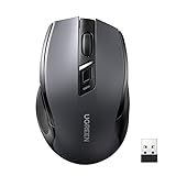 UGREEN 2.4G Maus kabellos mit 4000 DPI, Ergonomisches Design, Wireless Mouse mit...