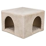 TRIXIE 63100 Kuschelhöhle mit 2 Ausgängen, Zwergkaninchen, 36 × 25 × 36 cm,...