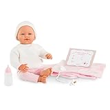 Corolle Mon Grand Poupon - Babypuppe 42 cm, realistische Weichkörper-Puppe mit...