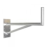 Premium X 80cm Wandhalter Aluminium SAT-Halterung mit Stützelement für...