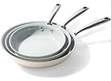 Cookersway Pfanne Set Keramik Antihaft Bratpfanne: Keramikpfanne Set 20 24 28 cm...