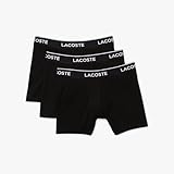 Lacoste Herren 3er Pack Stretch Trunks 5H1300 Unterwäsche (1 Stück), Schwarz,...