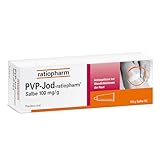 PVP-Jod-ratiopharm® Salbe: keimtötende Wirkung bei oberflächlichen Wunden,...