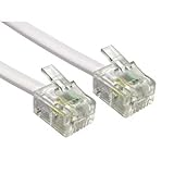 6M langes RJ11-Kabel Telefonkabel, 6P4C Westernkabel RJ11 auf RJ11 Stecker...