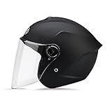 LIONCIANO Motorradhelm Mit Schutzbrille, Jethelm Roller-Helm Scooter-Helm Moped...