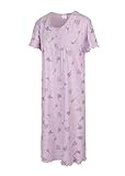 Nachthemd Damen kurzarm Nachthemd Damen Sommer Nachtwäsche Damen Sommer...