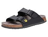 BIRKENSTOCK Pantolette Arizona ESD Schwarz - NORMALES Fussbett 44