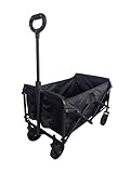 Bollerwagen mit Flaschenhalter faltbar 80L 100Kg Traglast Transportwagen Strand...
