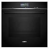Siemens HS736G3B1, Smarter iQ700 Einbau-Dampfbackofen, 60 x 60 cm, Schwarz, Made...