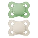 MAM Original Schnuller 2er Set aus Kautschuk mit Schnullerbox, 2-6 Monate,...