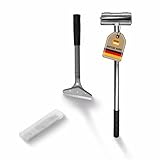WOW!TOOLS Tapeten-Entferner-Set inkl. robustem Tapetenschaber/Bodenschaber, 5...