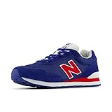 New Balance Herren 515 Sneaker, Marineblau/rot, 43 EU