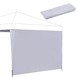 BONTEC 3 x 3 m Seitenteil/Seitenwand ohne Fenster für Pavillon Faltpavillon,...