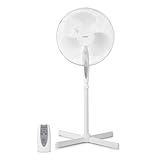 MEDION Standventilator mit Fernbedienung, drei Geschwindigkeitsstufen, 45 Watt...
