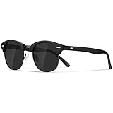 Occhsouo Polarisierte-Halbrahmen-Sonnenbrille-Unisex-Sonnenbrille-Herren-Damen...