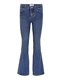ONLY Mädchen Konroyal Life Reg Flared Pim504 Noos Jeans, Medium Blue Denim, 146...