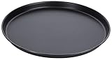 Contacto Pizzablech aus Schwarzblech, ∅36 cm, 2,5 cm hoch, gebördelter Rand,...