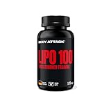 BODY ATTACK LIPO 100-120 Kapseln - Mit Lipocholine®, 200 mg Koffein, Ginseng &...