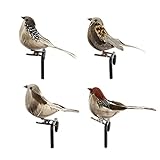 YOUDALIS Künstliche Vögel,Künstliche Vogel mit Feder und Clips,Simulation...