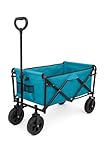 Bollerwagen mit Flaschenhalter faltbar 80L 100Kg Traglast Transportwagen Strand...