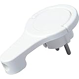 Kopp Schutzkontakt-Winkelstecker 250 V (16 A) mit Klappgriff & Kabel-Knickschutz...