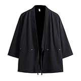 Seidarise Herren Kimono Traditionelle Japanische Kleidung Männliche Strickjacke...