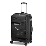 MODO by Roncato MD1 mittelharter erweiterbarer Trolley mit TSA, Schwarz, Media,...