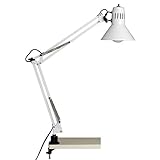 BRILLIANT Lampe Hobby Schreibtischklemmleuchte weiß | 1x A60, E27, 40W,...